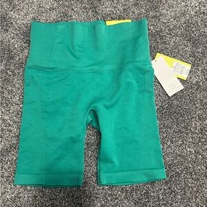 All in Motion Women's Green Bike Shorts